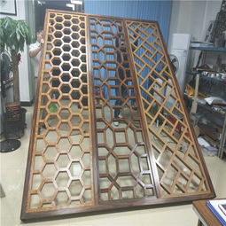 【岳陽復古鋁窗花訂做木紋鋁窗花規格方通焊接鋁花格子廠家】- 