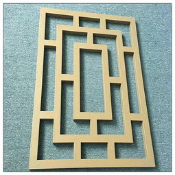 木紋鋁窗花 美麗鄉村中式鋁花格窗