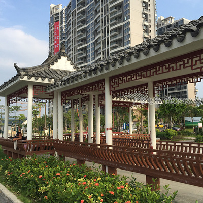 木紋色仿古鋁合金窗花定制