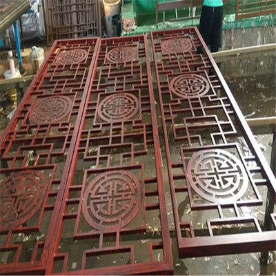 仿古鋁窗花 仿木紋鋁窗花花格