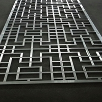 學校門窗鋁窗花-中式鋁合金窗花-仿古鋁窗格