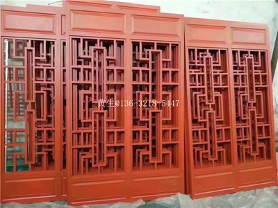 廣西玉林街道改造烤漆鋁窗花屏風廠家