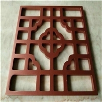 貴港酒紅色仿古鋁窗花廠家成批出售