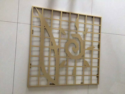 古建筑復(fù)古木紋鋁花格的造型特色