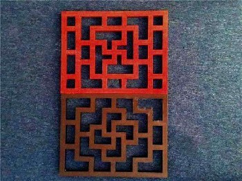 工裝時尚與仿古韻味 廣州國景工廠仿古木紋鋁窗花