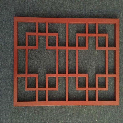 貴港酒紅色仿古鋁窗花廠家直銷，成批出售，打造古典雅致建筑裝飾